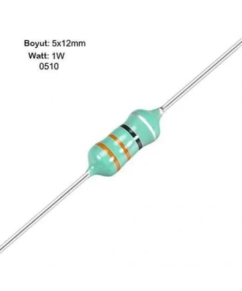 6uH 1W Direnç Tip Bobin - 0510