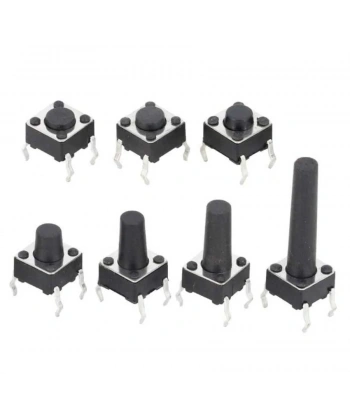 6x6x8mm 4 Pinli Push Buton - Tact Switch