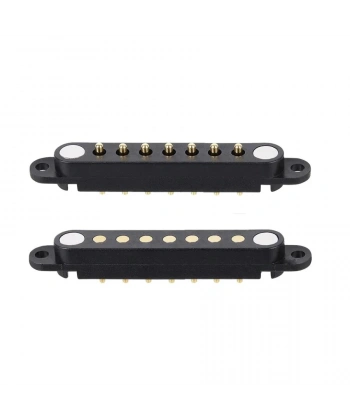 7-Pin 2.54mm Pogo Pin Manyetik Konnektör Takımı - Kulaklı