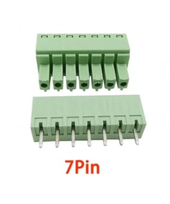 7 Pin 3.81mm Geçmeli 90C Takım Klemens