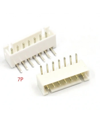 7 Pin JST-XH 2.54 Tunik Konnektör Erkek Eğik 90°