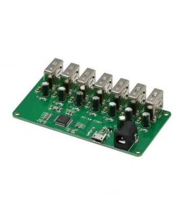 7 Port 2.0 USB Çoklayıcı - 7x5V Voltaj Dağıtım Kartı