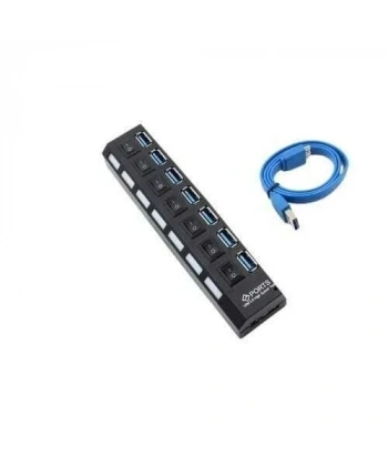 7 Port USB 3.0 Çoklayıcı On Off Anahtarlı