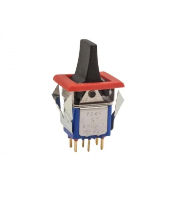 7244 ON-OFF-ON Yaylı 6-Pin Toggle Switch