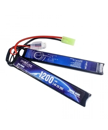 7.4V 2S 1200mAh 25C Airsoft Lipo Batarya