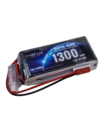 7.4V 2S 1300mAh 40C Lipo Batarya