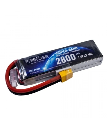 7.4V 2S 2800mAh 40C Lipo Batarya
