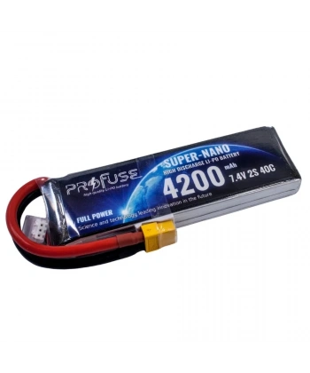 7,4V 2S 4200mAh 40C Lipo Batarya