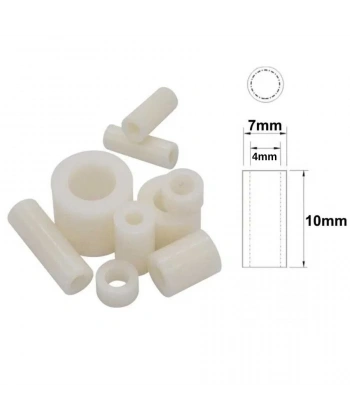 7x10mm Led Distans (Standoff) - Beyaz