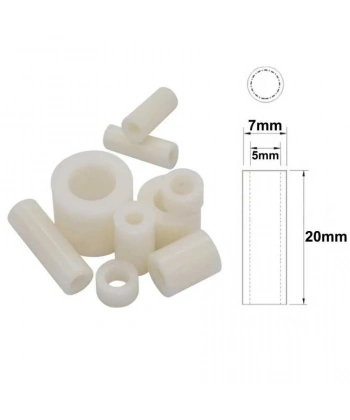 7x20mm Led Distans (Standoff) - Beyaz