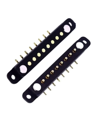 8-Pin 2.54mm 90C Pogo Pin Manyetik Konnektör Takımı - Kulaklı