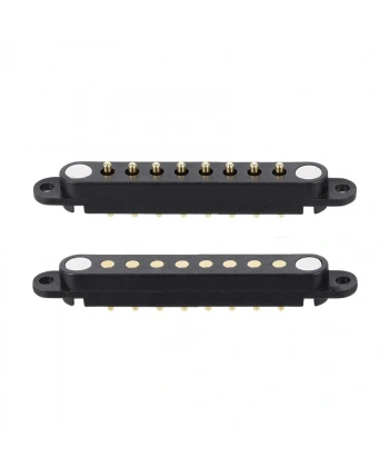 8-Pin 2.54mm Pogo Pin Manyetik Konnektör Takımı - Kulaklı