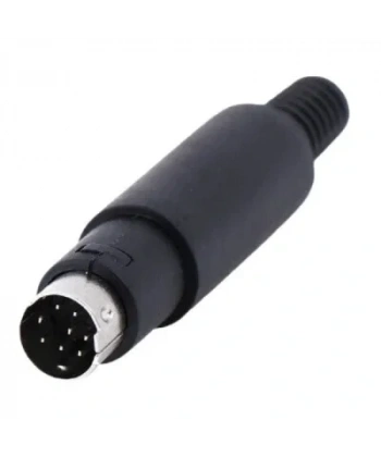 8 Pin Erkek Mini DIN Konnektör