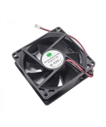 80x80x25mm 12V 0.35A Fan 2 Kablolu