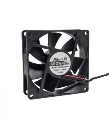 80x80x25mm 24V 0.40A Fan 2 Kablolu