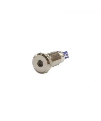8mm 24v Yeşil Led Metal Sinyal Lambası IP67 GQ8F-G
