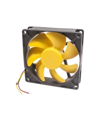 92x92x25mm 12V 0.26A Fan 3 Kablolu - Sarı