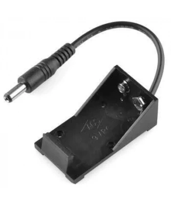 9V Pil Yuvası - Jack Çıkışlı