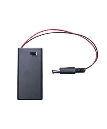 9V Pil Yuvası - Kutulu ve Anahtarlı