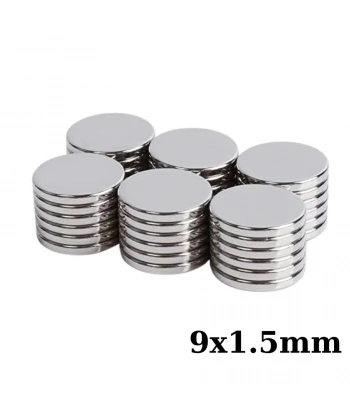 9x1.5mm Neodyum Güçlü Mıknatıs - Neodim Magnet