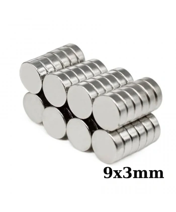 9x3mm Neodyum Güçlü Mıknatıs - Neodim Magnet