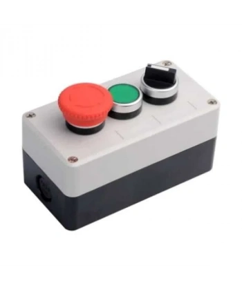 Acil Stop - Mandal Switch ve Tekli Yeşil Push Buton Kutusu