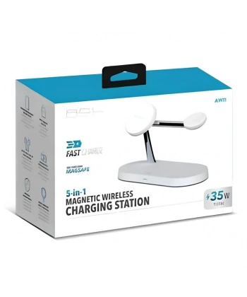 ACL 15W 3in1 Kablosuz Magsafe Şarj Standı AW11