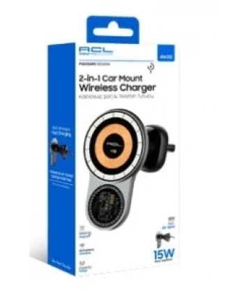 ACL AW20 2in1 15W MagSafe Wireless Kablosuz Şarjlı ve Telefon Tutucu
