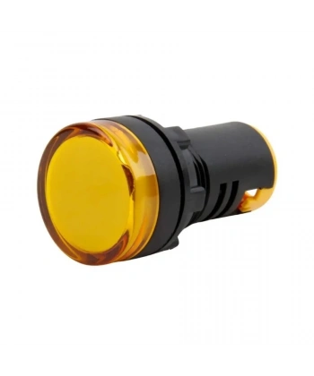 AD16-22DS 12V AC/DC Sinyal Lambası - Sarı
