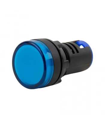 AD22-22DS 220V AC Sinyal Lambası - Mavi