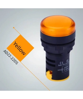 AD22-22DS 22MM Sinyal Lambası Sarı 220V