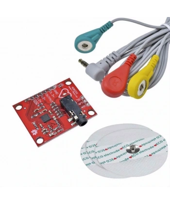 AD8232 EKG Kalp Atışı Nabız Grafiği İzleme EKG Modülü Kiti