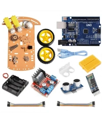 Arduino 2WD Araç Seti - Engelden Kaçan Robot Kiti - Videolu