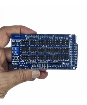 Arduino MEGA 2560 R3 Sensör Shield V2 IO Genişletme