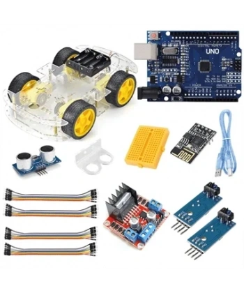 Arduino Süper Combo 4WD Araç Seti Wifi