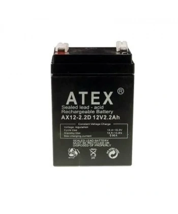 Atex 12V 2.2Ah Akü - Dik