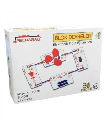 Blok Devreler Elektronik Eğitim Seti - 30 Proje