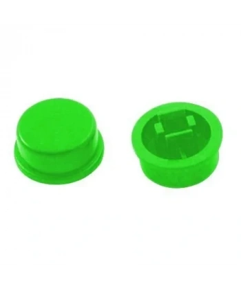 Buton 12x12 Yuvarlak Yeşil Kapak