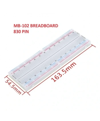 Büyük Boy Breadboard 830 Pin MB-102