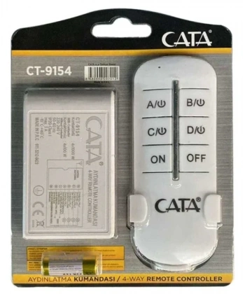 CATA 4 x 1000W 4lü Aydınlatma Kumandası CT-9154