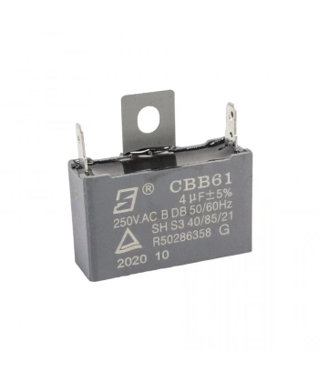 CBB61 4uF 250V Kutulu Daimi Kondansatör