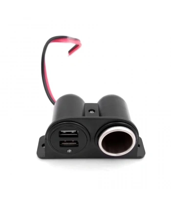 Çift USB Dişi Araç Çakmak Soketi
