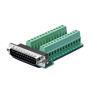 D-Sub DB25-G2 25-Pin Erkek Terminal Block Adaptörü