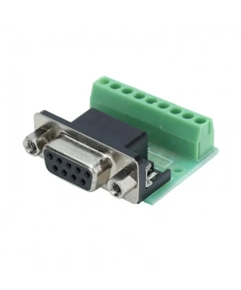 DB9 9-Pin Dişi Terminal Block Adaptörü