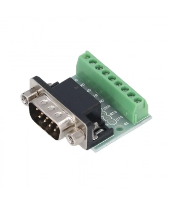 DB9 9-Pin Male Terminal Block Adapter