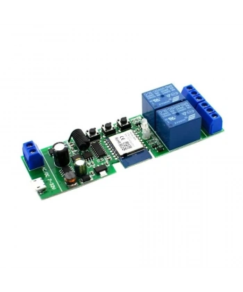 DC 7-32V WiFi 2 Kanal Röle Modülü - APP Kontrollü