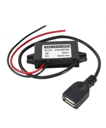 DC-DC 12Vtan 5Va 3A Voltaj Düşürücü - USB Çıkışlı