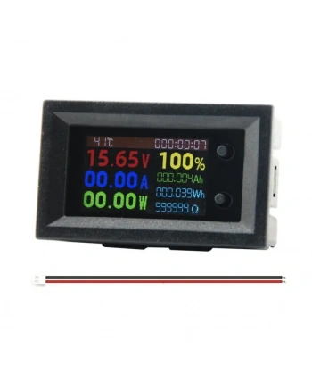 DC7200 7-200V 20A 9in1 Çok İşlevli Dijital Voltmetre Ampermetre