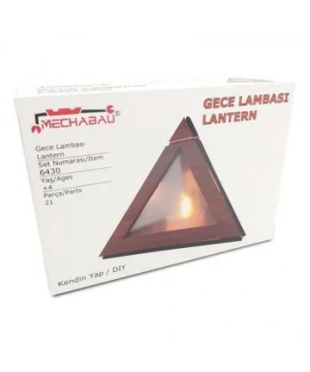 Demonte Ahşap Gece Lambası - Kendin Yap DIY