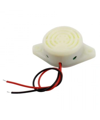 Devreli Buzzer 3-24V 90dB Siren 30mm Beyaz